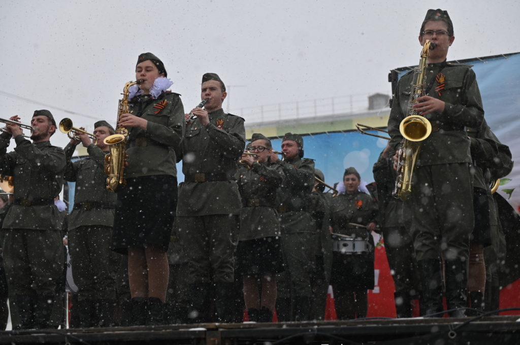 В Талнахе прошли праздничные мероприятия, посвященные 77-й годовщине Победы в Великой Отечественной войне