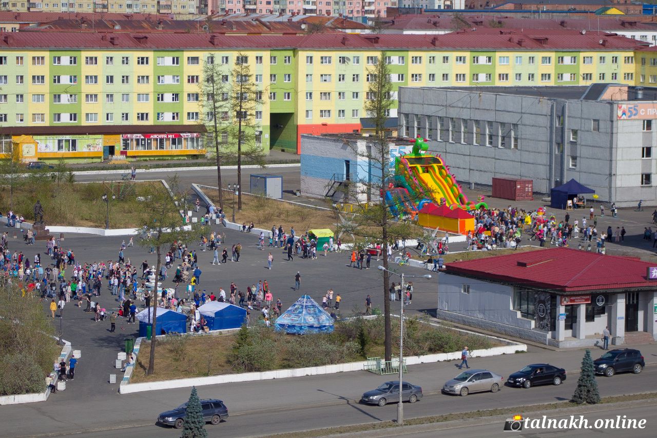 12 июня в районе Талнах прошли праздничные мероприятия, посвященные Дню России